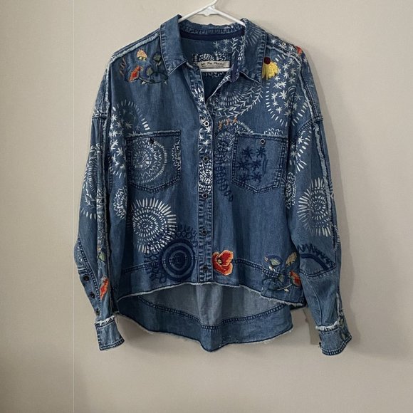 Free People Marrakesh Embroidered Top - Picture 6 of 8